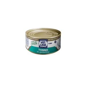 vetline-umido-gatto-tonno-in-gelatina-70-gr VET LINE CAT UMIDO LATTINA NATURALE IN GELATINA AL TONNO GR 70